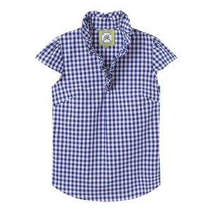 Elizabeth McKay Elizabeth Shirt Thin Blue Check
